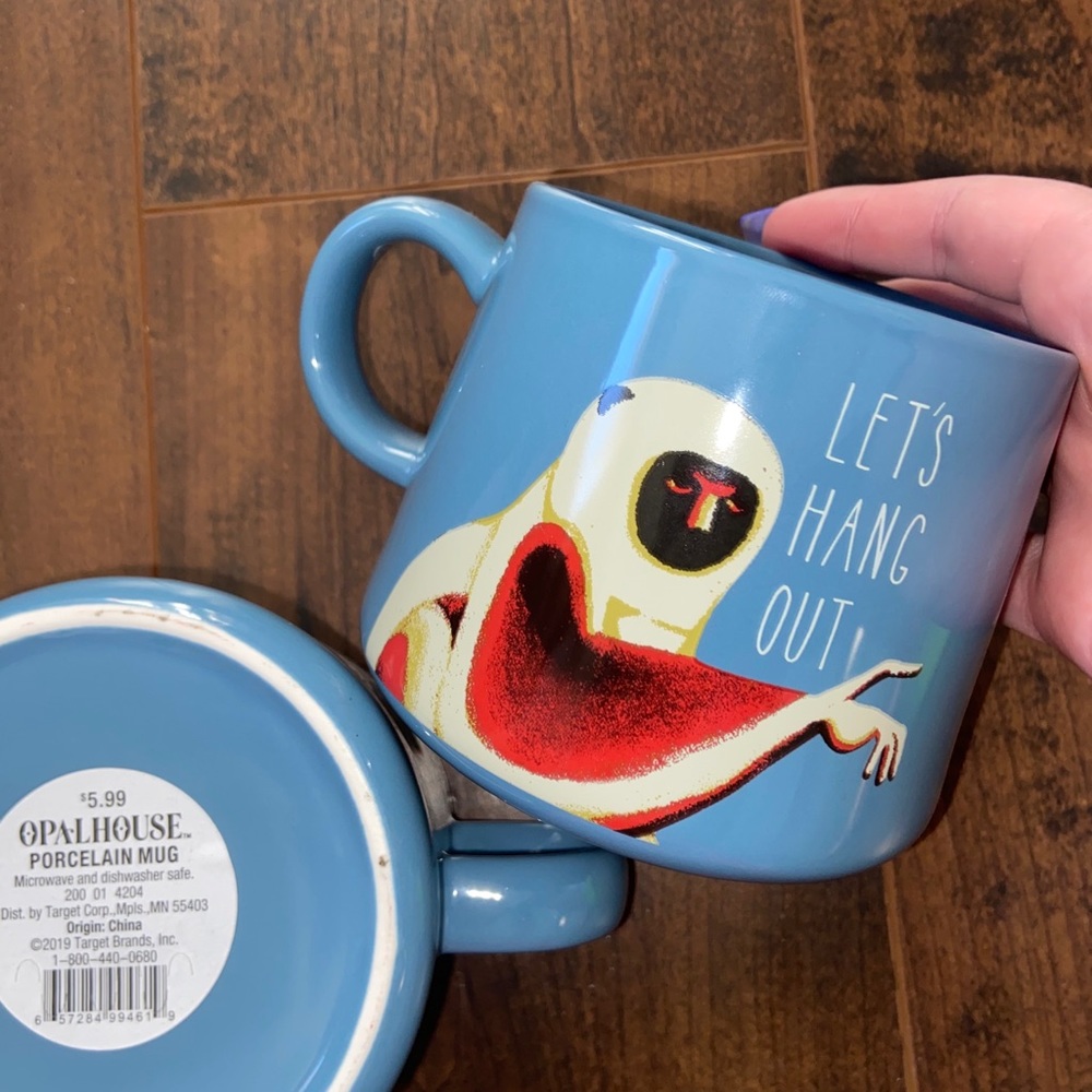 2 OpalHouse Porcelain Mugs with Sloth Design